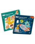 Книжка с магнитен пъзел Hape - 41 части, асортимент