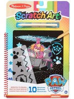 Книжка със скреч картини Melissa & Doug - Скай от Пес Патрул