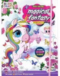 Книжка със стикери Grafix - Magical Fantasy