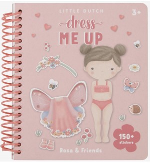 Книжка със стикери Little Dutch - Rosa & Friends