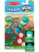 Книжка със стикери Melissa & Doug - Динозаври, с печат