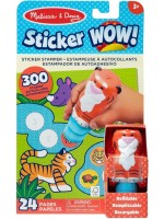 Книжка със стикери Melissa & Doug - Тигър, с печат Книжка със стикери Melissa & Doug - Тигър, с печат