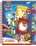 Книжка със стикери по номера Totum -  Пес Патрул