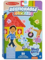 Книжка със стикери за многократна употреба Melissa & Doug - Места