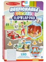 Книжка със стикери за многократна употреба Melissa & Doug - Пес Патрул