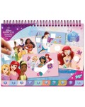 Книжка със стикери за подреждане по номера Totum - Принцеси Книжка със стикери за подреждане по номера Totum - Принцеси