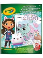 Книжка за оцветяване Crayola GABBY - 50 стикера