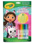 Книжка за оцветяване Crayola GABBY + 7 маркера