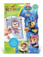 Книжка за оцветяване Crayola Mini Kids - Paw Patrol, със стикери
