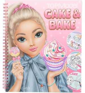 Книжка за оцветяване Depesche TopModel - Cake & Bake