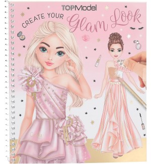 Книжка за оцветяване Depesche TopModel - Glam Look