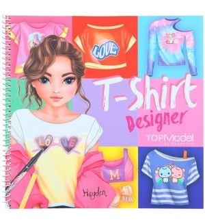 Книжка за оцветяване Depesche TopModel - T-Shirt