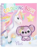 Книжка за оцветяване Depesche TopModel - Ylvi Unicorn, с пайети