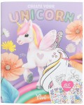  Книжка за оцветяване Depesche TopModel - Ylvi Unicorn, със стикери