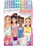 Книжка за оцветяване Make It Real - Blooming Vibes 