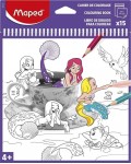 Книжка за оцветяване Maped Creativ - 15 листа, асортимент