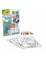 Книжка за оцветяване по номера Crayola - Animal friends