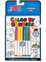 Книжка за оцветяване по номера Melissa & Doug - Синя