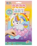 Книжка за оцветяване с мъниста Grafix - Еднорог, А5