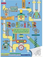 Книжка за оцветяване Sense - Роботи