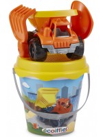 Кофичка за пясък Ecoiffier - С камионче, 4 части