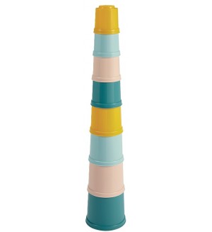 Кофички за нареждане Ecoiffier Abrick - 8 броя