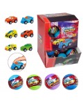 Кола изненада в топче Toi Toys - Turbo Racers, асортимент