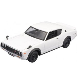 Кола Maisto Special Edition - 1973 Nissan Skyline 2000GT-R, 1:24, бяла