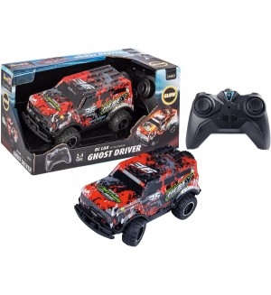 Кола с дистанционно Revell - Ghost Driver, 1:22, червена Кола с дистанционно Revell - Ghost Driver, 1:22, червена