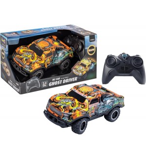 Кола с дистанционно Revell - Ghost Driver, 1:22, оранжева Кола с дистанционно Revell - Ghost Driver, 1:22, оранжева