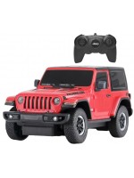 Кола с дистанционно управление Rastar - Jeep Wrangler Rubicon JL, 1:24, асортимент