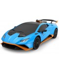 Кола с радиоуправление Rastar - Lamborghini Huracan STO Radio/C, синя, 1:24