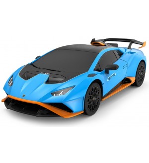 Кола с радиоуправление Rastar - Lamborghini Huracan STO Radio/C, синя, 1:24 Кола с радиоуправление Rastar - Lamborghini Huracan STO Radio/C, синя, 1:24