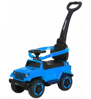 Кола за возене Ocie - Ride-On, Police, с родителски контрол, синя