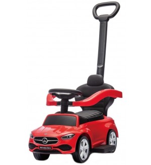 Кола за яздене Milly Mally - Mercedes C-Class Deluxe, червена