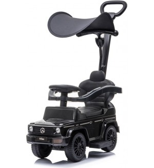 Кола за яздене с дръжка Chipolino - Mercedes G350d, черна