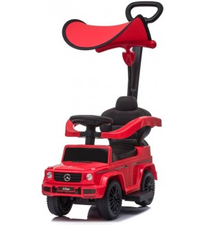 Кола за яздене с дръжка Chipolino - Mercedes G350d. червeна Кола за яздене с дръжка Chipolino - Mercedes G350d. червeна