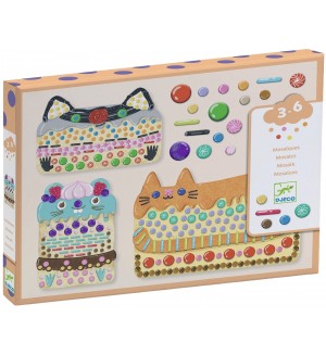 Колажи с мозайка Djeco - Изработка на сладкиши