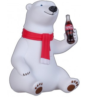Колекционерска фигурка Minix - Coca-Cola, Polar Bear, 12 cm