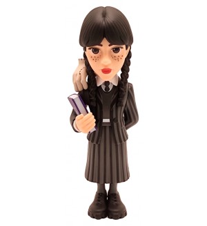 Колекционерска фигурка Minix - Wednesday Addams с Нещото, 12 cm