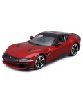 Метална количка Bburago - Ferrari 12 Cilindri, 1:24, червена