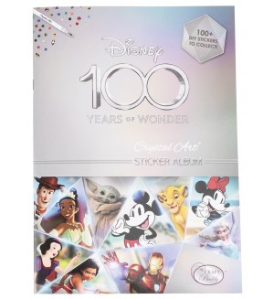 Колекционерски албум Craft Buddy - Disney 100, стартов пакет със стикери