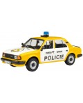 Колекционерски модел Abrex Ретро: Автомобили - Skoda 120L, Military Police CZ (Yellow/White) (1984)