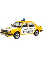 Колекционерски модел Abrex Ретро: Автомобили - Skoda 120L, Military Police CZ (Yellow/White) (1984)