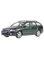 Колекционерски модел Abrex Съвременни: Автомобили - Skoda Octavia Combi (2004) - Green Natur Metallic