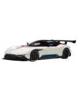 Колекционерски модел Autoart Съвременни: Автомобили - Aston Martin Vulcan (2015) (Stratus White with Blue and Red Stripes) (composite model/full openings)