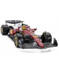 Колекционерски модел Bburago Състезателни: Автомобили - Ferrari SF-25 #44 L. Hamilton Formula 1 Monza Italy Gp (2025) (with driver figure and showcase)