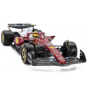 Колекционерски модел Bburago Състезателни: Автомобили - Ferrari SF-25 #44 L. Hamilton Formula 1 Monza Italy Gp (2025) (with driver figure)
