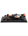 Колекционерски модел Bburago Състезателни: Автомобили - McLaren MCL39 #81 Oscar Piastri 2nd British GP (Silverstone) Formula 1 (2025) (with pilot and showcase)