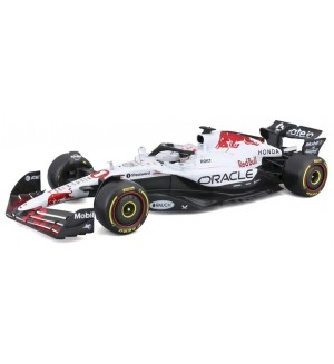 Колекционерски модел BBURAGO Състезателни: Автомобили - Red Bull F1 RB21 Team Oracle Racing #1 M.Verstappen Pole Position & Winner Japanese GP (Suzuka) Formula 1 2025 - with driver figure